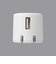 エレコム　スマートフォン用AC充電器 USB-Aメス1ポート 1.0A出力 ホワイトフェイス MPAACU07WF