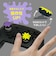 アローン　Switch2用アナログスティックカバー インク イエロー/パープル ALGNS2ASCIYP<br>★こちらの商品は人気商品のため、色違い・仕様違い等含め「一家族１台限り」でのご協力をお願いしております。