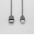 エレコム　USB-A延長ケーブル [USB-A オス→メス USB-A /2m /USB2.0] ブラック U2CE20BK
