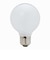 ヤザワ　ボール電球60W形ホワイト 長寿命 φ70 GW100110V57W70LYZ
