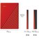 WESTERN DIGITAL　USB 3.1 Gen 1(USB 3.0)/2.0対応 ポータブルHDD WD My Passport 4TBWDBPKJ0040BRDJESN