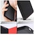 レイアウト　AQUOS R11 / 手帳型レザーケース シンプル マグネット / ブラック/レッドRTAQ26H1ELC1BR
