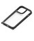 PGA　iPhone 15 Pro(6.1インチ) クリアタフケース Premium Style ブラックPG23BPT01BK