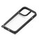PGA　iPhone 15 Pro(6.1インチ) クリアタフケース Premium Style ブラックPG23BPT01BK