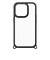 PGA　iPhone 15 Pro(6.1インチ) クリアタフケース Premium Style ブラックPG23BPT01BK