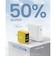 AOHI　PD-USB充電器 ケーブルセット Magcube PRO 67W USB A×1ポート USB C×1ポート PC/タブレット/携帯電話 67W急速充電 イエローRE-JEMP67YL2