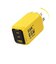 AOHI　THE YOUTH PD 65W USB C×2ポート USB A×1ポート PC/タブレット/携帯電話 65W急速充電 イエローRE-JEYTP65YL1