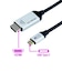 ナカバヤシ　Type-C HDMI変換ケーブル 4K60Hz対応 3m ［Type-Cオス /HDMI］USD4K30BK