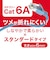 ビックアイデア　LANケーブル Cat6A スタンダード 1m ［1m / カテゴリー6A / スタンダード］ ブルーBIMLC6A1STD100A