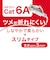 ビックアイデア　LANケーブル Cat6A スリム 2m ［2m / カテゴリー6A / スリム］ ホワイトBIMLC6A1SLM200W