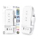 カシムラ　(国内/海外対応)旅行用電源タップAC4 USBA＋C2 PD45W 1m リバーシブルWM33