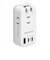 カシムラ　(国内/海外対応)旅行用電源タップ AC3 USBA＋C2 PD45W 自動識別 リバーシブルWM38