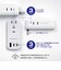 カシムラ　(国内/海外対応)旅行用電源タップ AC3 USBA＋C2 PD45W 自動識別 リバーシブルWM38