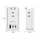 カシムラ　(国内/海外対応)旅行用電源タップ AC3 USBA＋C2 PD45W 自動識別 リバーシブルWM38