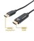 ナカバヤシ　DisplayPort → HDMI変換ケーブル 2m 8K60Hz・4K120Hz対応DPHDC8K20BK