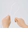 ORIGINALBASIC　4K8K対応 テレビ用アンテナケーブル 2m ホワイト L型プラグ-ストレートプラグOBTCSL2C20WH
