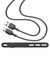 ラスタバナナ　USB-A ⇔ USB-Cケーブル ［充電 / 転送 / 1.0m / USB2.0］ ［USB-A ⇔ USB-C］ チャコールグレーR10CAAC3A07CGRY