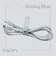 ラスタバナナ　USB-C ⇔ USB-Cケーブル ［充電 / 転送 / 1.0m / PD60W / USB2.0］ ［USB-C ⇔ USB-C］ スモーキーブルーR10CACC3A09SBL