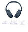 ソニー　ブルートゥースヘッドホン ［オーバーヘッド型 / ノイズキャンセリング対応 / Bluetooth対応］ ブルー WHCH730NLC