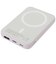 クオリティトラストジャパン　ワイヤレス 5W出力 モバイルバッテリー 5000ｍAh パープル QXW0500PU