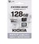 KIOXIA　microSDXCカード EXCERIA BASIC (Class10/128GB) KMUBA128G
