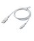 ビックアイデア　USB Type-A to Type-C シリコーンケーブル 1.0m ホワイト BITUC60S1AC100W