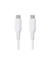 ビックアイデア　USB Type-C to Type-C シリコーンケーブル 0.5m ホワイト BITUC60S1CC050W