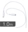 ビックアイデア　USB Type-C to Type-C シリコーンケーブル 1.0m ホワイト BITUC60S1CC100W