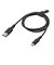 ビックアイデア　USB Type-A to Type-C シリコーンケーブル 0.5m ブラック BITUC60S1AC050K