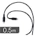 ビックアイデア　USB Type-C to Type-C シリコーンケーブル 0.5m ブラック BITUC60S1CC050K