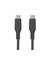 ビックアイデア　USB Type-C to Type-C シリコーンケーブル 0.5m ブラック BITUC60S1CC050K