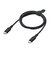 ビックアイデア　USB Type-C to Type-C シリコーンケーブル 1.0m ブラック BITUC60S1CC100K