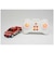 ハピネット　ミニカーR/C ピックアップRレッド [単3形乾電池2本使用(別売)] ﾐﾆｶｰRCPURﾚｯﾄﾞ