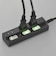 ビックアイデア　個別スイッチ付節電タップ3個口1m ［1.0m / 3個口 / スイッチ付き(個別)］ 黒 BITST311K
