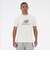 MT41502WT　M NB Stacked Logo Tｼｬﾂ　WT　677034-0001