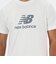 MT41502WT　M NB Stacked Logo Tｼｬﾂ　WT　677034-0001