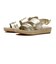 W30291　W CLOUDFEEL TILDEN SANDAL　SOFT GOLD LTR　679877-0001