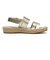 W30291　W CLOUDFEEL TILDEN SANDAL　SOFT GOLD LTR　679877-0001