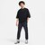 HJ0829　M SW AIR PLAY WV PANT　010BLACK/WHITE　680078-0001