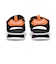 K2013　S-XL 2BELT SANDAL　BLACK　673870-0001