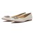 JE-MS101　FLAT BIJOU PUMPS　IVORY　681342-0002
