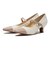JE-MS54　BICOLOR PUMPS5　IVORY　681345-0002
