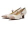 JE-MS54　BICOLOR PUMPS5　IVORY　681345-0002