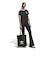 IX5505　W 3 STRIPE TEE(PINST)　BLACK　682430-0001
