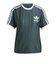 IY7230　W 3 STRIPE TEE(PINST)　MINERALGREEN　682432-0001