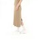 629017　W CLASSICS RIBBED MIDI SKIRT　67OAK BRANCH　683998-0002