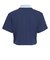 IX3543　W CROP POLO　DARKBLUE　682442-0001