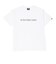 124K1011700　M EMB LETTERED SS TEE　WHITE　682620-0001