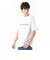 124K1011700　M EMB LETTERED SS TEE　WHITE　682620-0001