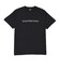 124K1011700　M EMB LETTERED SS TEE　BLACK　682620-0002